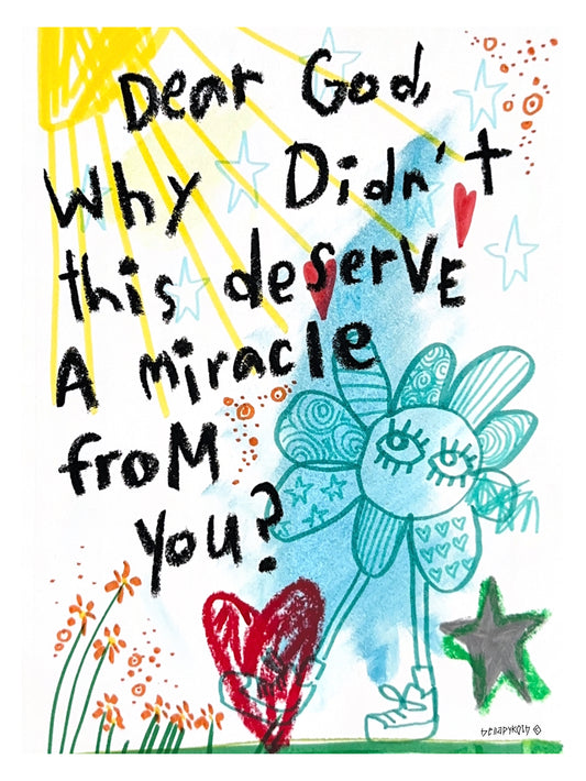"Dear God" Print