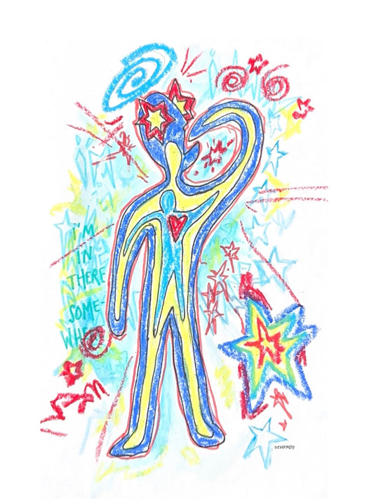 "I'm In There Somewhere" Print