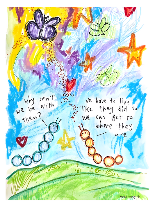 "Why Can't We Be With Them?" Print